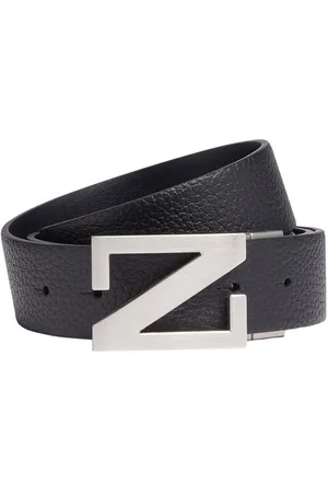 Ermenegildo Zegna Cintura reversibile in pelle