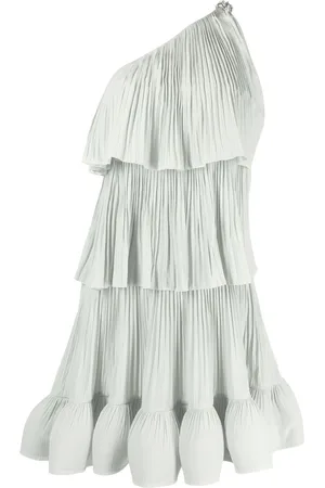 Lanvin Abito monospalla plissettato