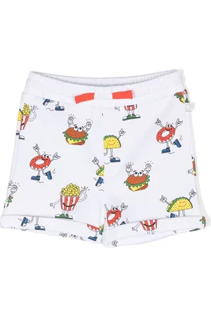 Stella McCartney Shorts sportivi con stampa