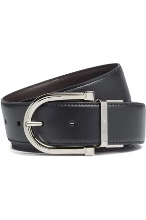 Ermenegildo Zegna Cintura reversibile in pelle