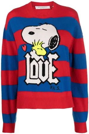 Serafini Maglione Snoopy Love con design a inserti