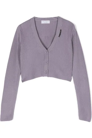 Brunello Cucinelli Cardigan con dettaglio Monili