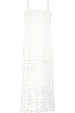 Simkhai Abito corto smanicato con frange - Bianco