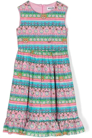 Moschino Abito smanicato con stampa