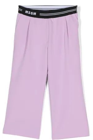 Msgm Pantaloni sportivi con banda logo