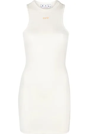 OFF-WHITE Abito corto Sleek Rowing con stampa