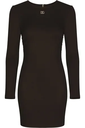 Dolce & Gabbana Abito corto Milano con logo DG