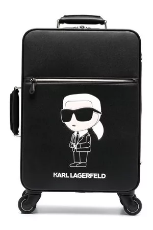 Karl Lagerfeld Donna Borse da viaggio - Trolley Ikonik Karl - Nero