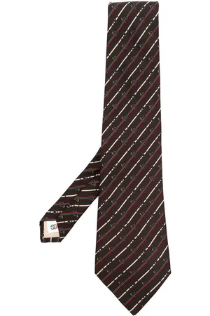 Gucci Cravatta con stampa grafica anni 