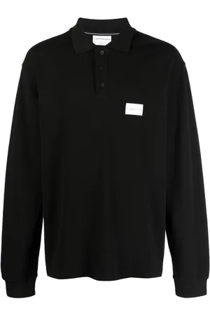 Calvin Klein Polo a maniche lunghe con applicazione