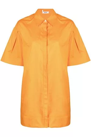 Jason Wu Chemisier con maniche a palloncino - Arancione