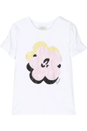 Lanvin T-shirt con dettaglio a fiori