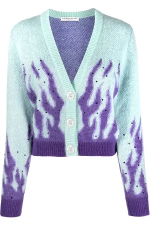 Alessandra Rich Cardigan con stampa