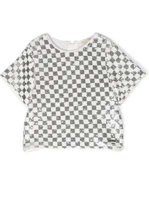 Michael Kors Top a quadri con paillettes