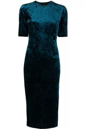 Cynthia Rowley Donna Vestiti midi - Abito midi effetto velluto - Blu