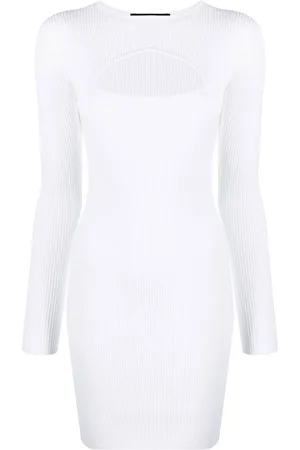 Dsquared2 Abito midi con dettaglio cut-out