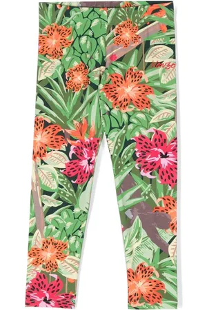 Kenzo Leggings affusolati con stampa a fiori
