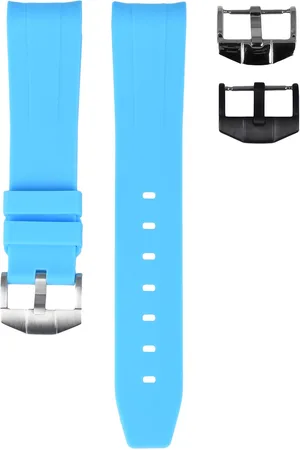HORUS WATCH STRAPS Cinturino per orologio 20mm Sport Miami Blue