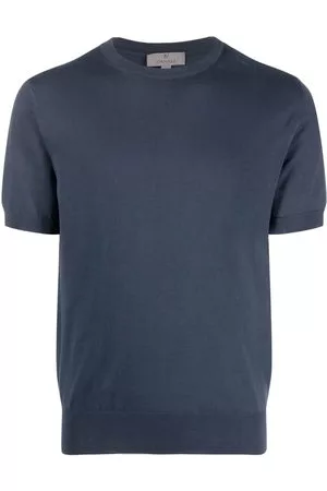 CANALI Uomo T-shirt - T-shirt girocollo - Blu