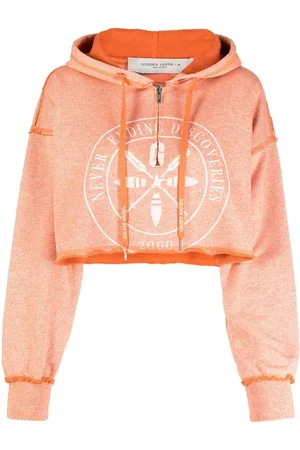 Golden Goose Felpa crop con stampa