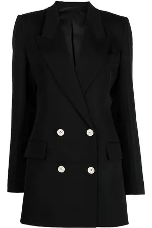 Victoria Beckham Donna Vestito blazer doppiopetto - Abito in stile blazer doppiopetto - Nero
