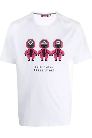 MOSTLY HEARD RARELY SEEN T-shirt Pink Trio con stampa grafica