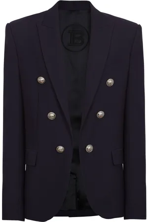Balmain Blazer con bottoni goffrati