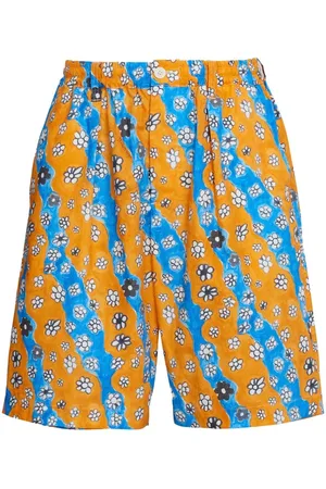 Marni Shorts con stampa ondulata