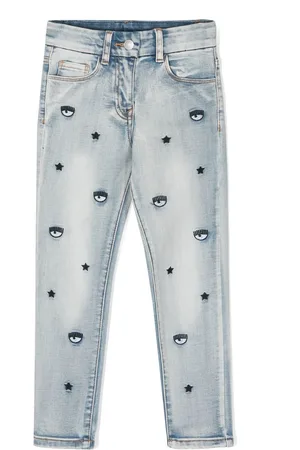 Chiara Ferragni Jeans con motivo Eyelike
