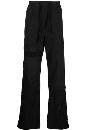 Marine Serre Pantaloni con inserti in pizzo