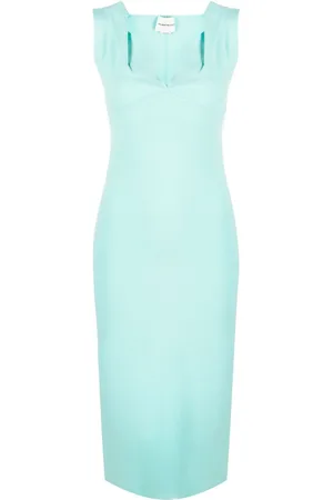 Roland Mouret Abito midi con scollo a cuore