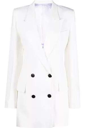 Victoria Beckham Donna Vestito blazer doppiopetto - Abito modello blazer doppiopetto - Toni neutri
