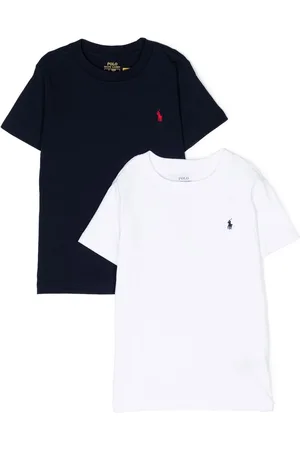 Ralph Lauren Set di 3 T-shirt con ricamo