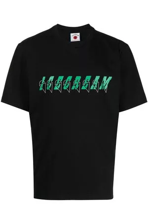 ICECREAM Uomo T-shirt - T-shirt Italic con stampa - Nero
