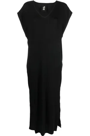 THOM KROM Abito midi con scollo a V