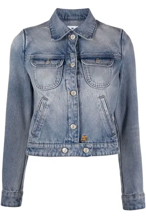 Courrèges Giacca denim crop
