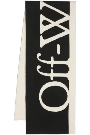 OFF-WHITE Sciarpa con logo - Bianco