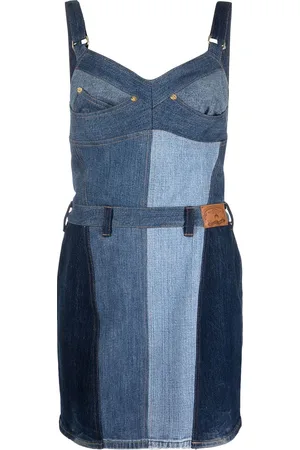 Marine Serre Abito corto denim