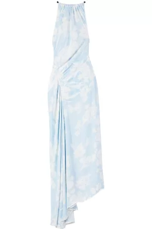 Proenza Schouler Donna Vestiti asimmetrici - Abito asimmetrico a fiori - Blu