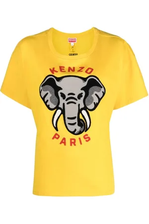 Kenzo T-shirt con ricamo Elephant