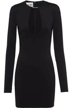Miu Miu Abito corto con dettagli cut-out