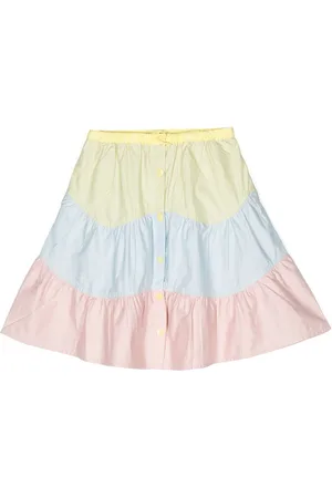 Stella McCartney Gonna a righe con balze