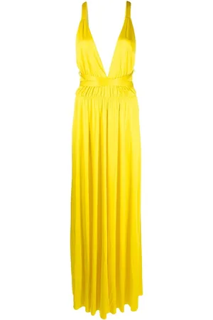 P.A.R.O.S.H. Abito midi con scollo a V