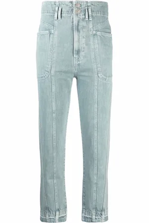 Marant Etoile Jeans dritti a vita alta