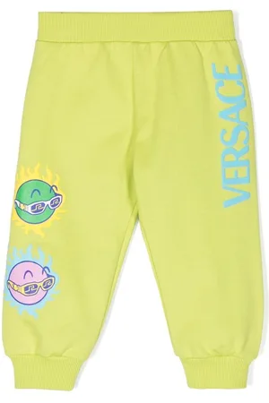 VERSACE Pantaloni sportivi con stampa