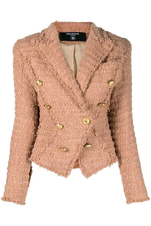 Balmain Giacca doppiopetto in tweed