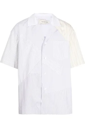Feng Chen Wang Camicia con design patchwork