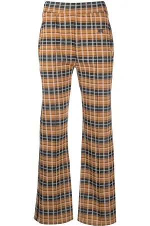 WALES BONNER Pantaloni dritti a quadri