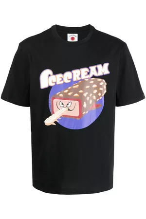 ICECREAM Uomo T-shirt con stampa - T-shirt con stampa - Nero