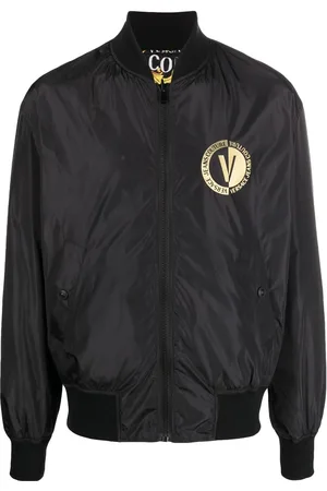 VERSACE Bomber con stampa